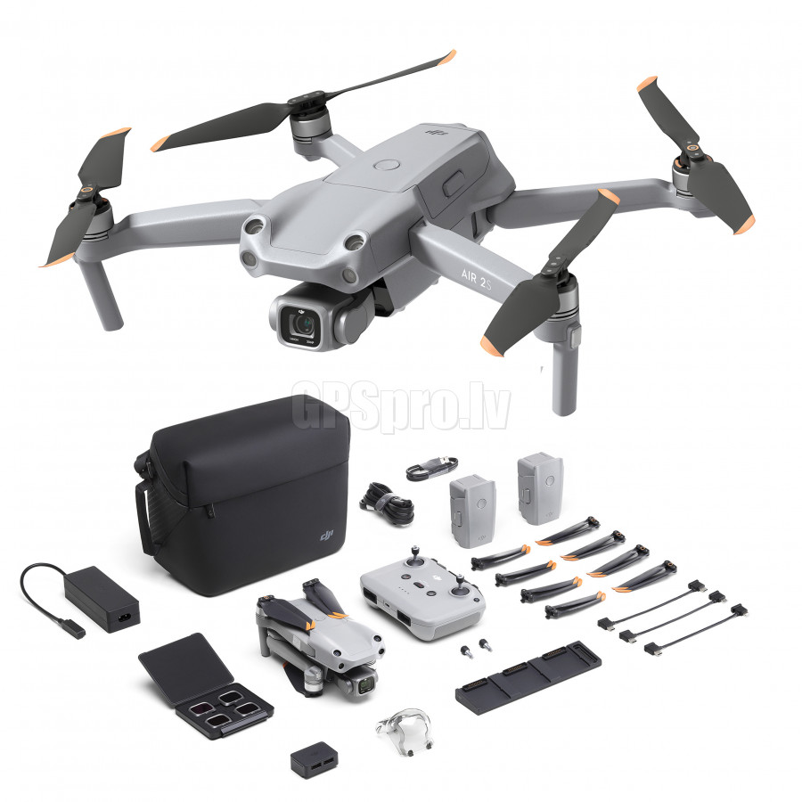 DJI Air 2S Fly More Combo, Drone with 3-Axis Gimbal Camera, 5.4K Video,  1-Inch CMOS Sensor, 4 Directions of Obstacle Sensing, 31 Mins Flight Time