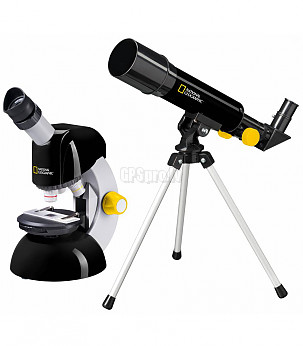 NATIONAL GEOGRAPHIC Telescope Set  50/350 AZ  + Microscope 40x-640x teleskoobid