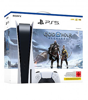 SONY PS5 PlayStation 5 Blu-Ray Console + God Of War Ragnarok, 825 GB mängukonsool