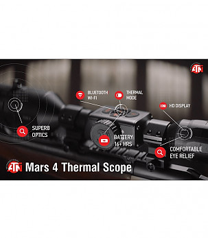 ATN MARS 4, 25mm, 2-8x, 384x288, Thermal Rifle Scope thermal imaging sight