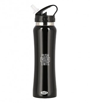 NILS CAMP NCB54 Water Bottle, 750ml Black spordipudel